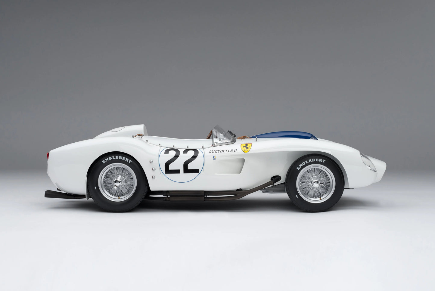 Amalgam 1/8 Ferrari 250 TR 1958 Le Mans #22 “Lucybelle II”