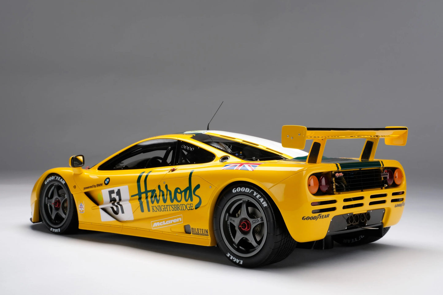 Amalgam 1/8 McLaren F1 GTR 1995 Le Mans #51 Harrods Livery