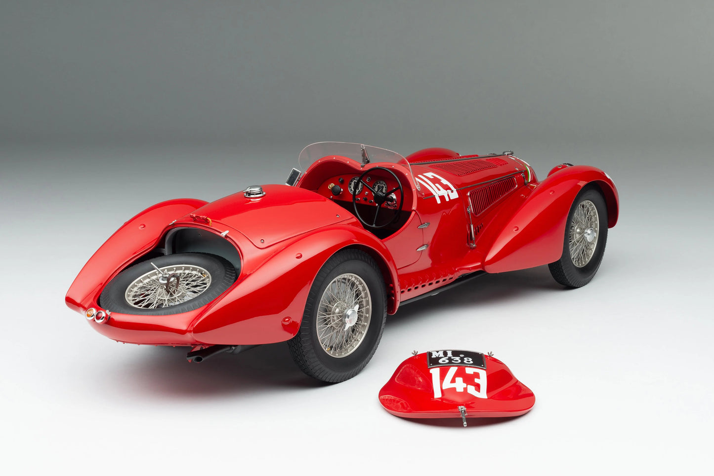 Amalgam 1/8 Alfa Romeo 8C 2900 Mille Miglia