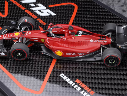 BBR 1/43 Ferrari F1-75 Bahrain GP 2022 Leclerc & Sainz 1–2 Set EMP75EX (Ltd 75)