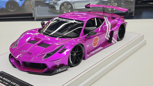 IVY 1/18 Ferrari 458 LBWK 458GT Resin Model – Battle Purple (Limited 66)