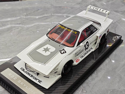 VIP 1/18 Nissan Skyline LB-R32 #13 Livery Resin Model with Acrylic Display Case