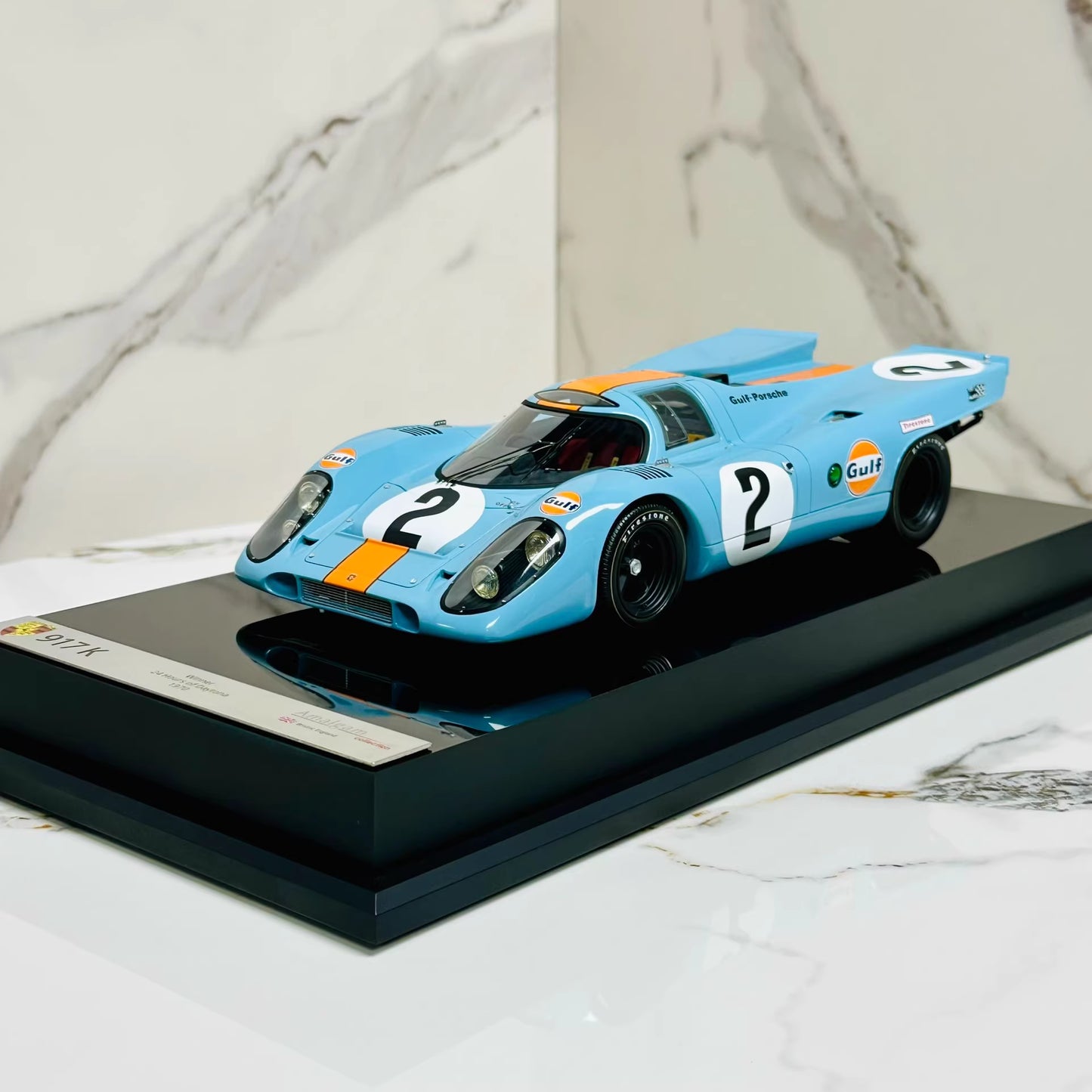 Amalgam 1/18 Porsche 917K Gulf 1970 Daytona Winner #2 Resin Model