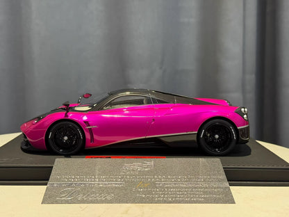 BBR 1/18 Pagani Huayra Roadster Resin Model Electric Pink Limited Edition