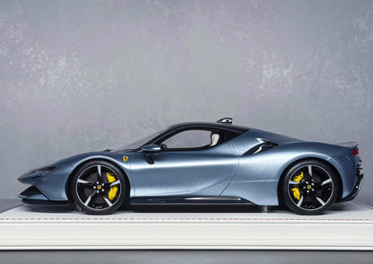 Davis & Giovanni 1/18 Ferrari SF90 Stradale Ice Blue Resin Model Limited 5