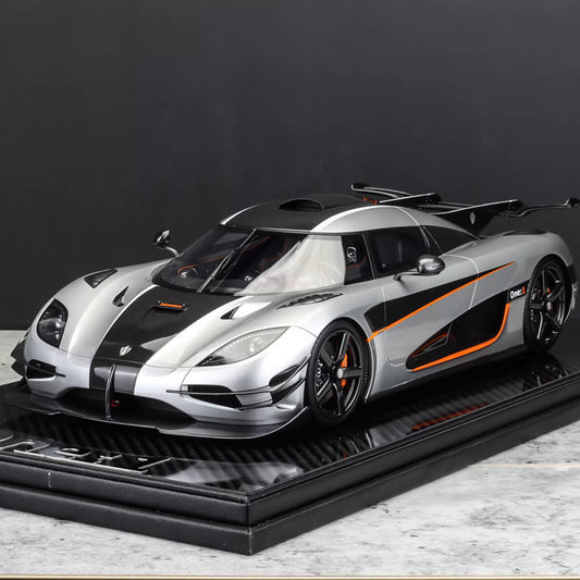 Frontiart 1/12 Koenigsegg One:1 Silver Resin Model Limited 199 F088-01