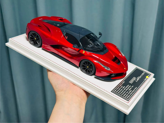 Davis & Giovanni 1/18 Ferrari LaFerrari (F150) Metallic Red Carbon Roof | Limited 12