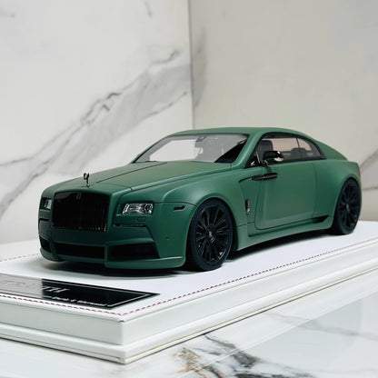 Davis & Giovanni 1/18 Rolls-Royce Wraith Matte Green Resin Model