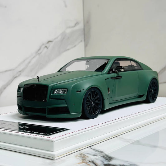 Davis & Giovanni 1/18 Rolls-Royce Wraith Matte Green Resin Model