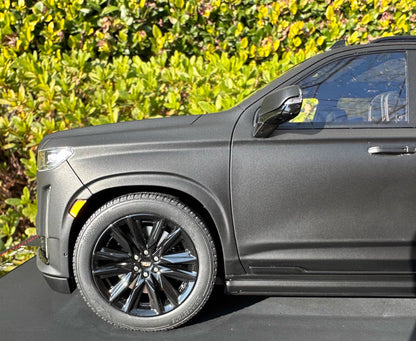 BBA Model 1/18 Cadillac Escalade Luxury Edition Matte Black Resin Model
