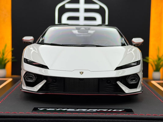 MR Collection Models 1/18 Lamborghini Temerario White Resin Model