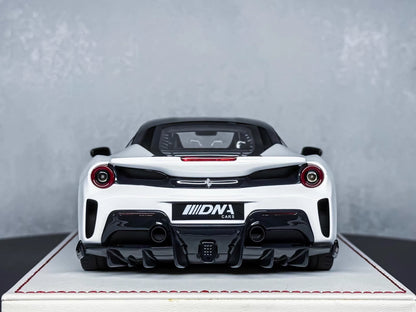 Davis & Giovanni 1/18 Ferrari 488 Pista Artist Edition No.99 White/Black Limited 30