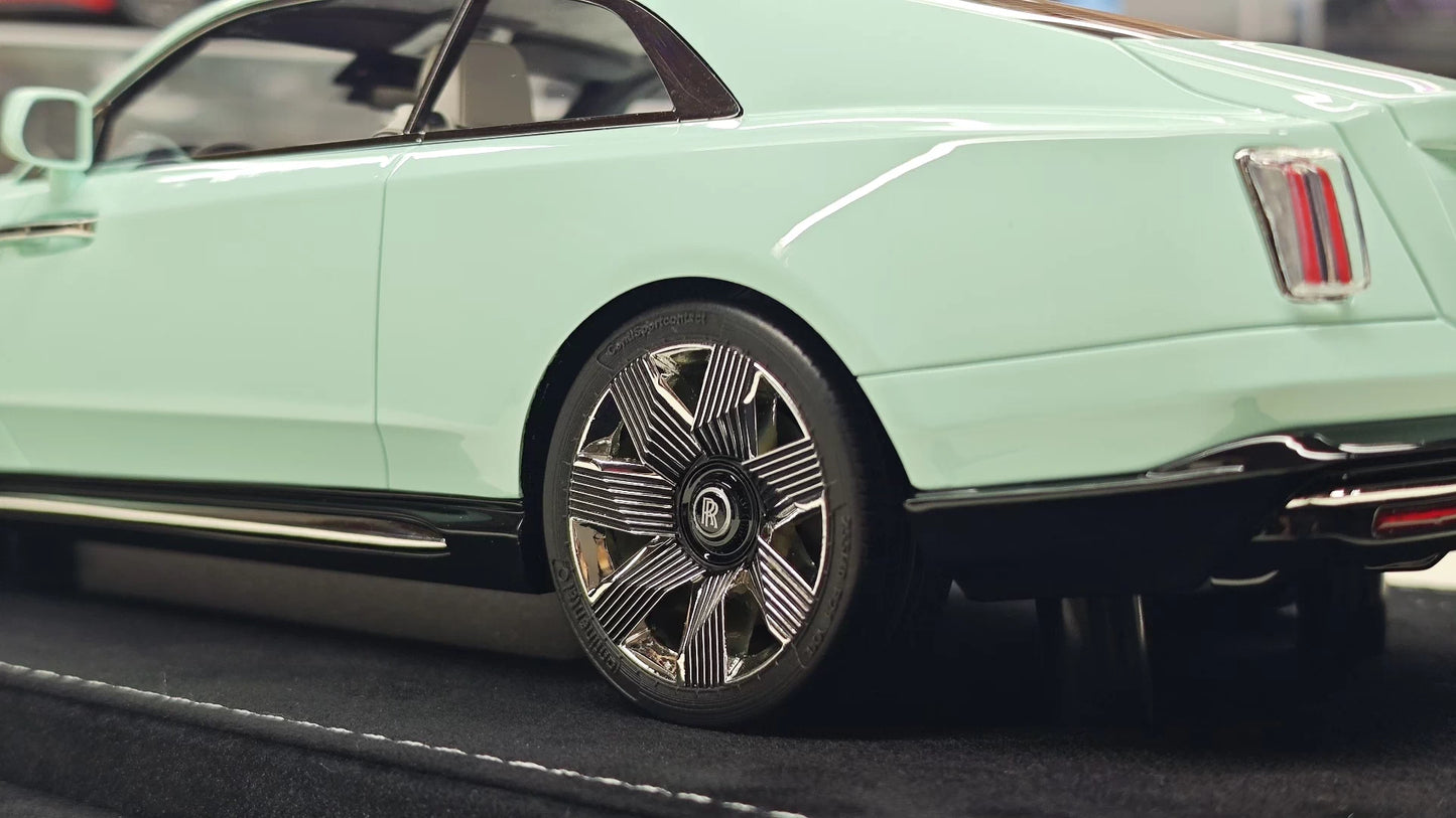 HH Model 1/18 Rolls-Royce Spectre Resin Model – Mint Green (Limited 50)