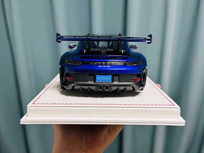 Davis & Giovanni 1/18 Porsche 911 GT3 RS 992.1 PTS San Marino Blue | LE 20