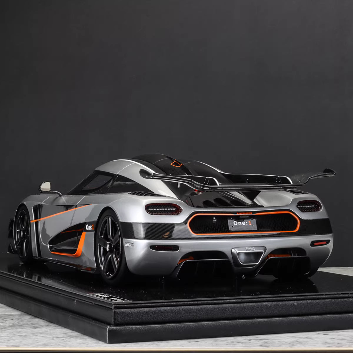 Frontiart 1/12 Koenigsegg One:1 Silver Resin Model Limited 199 F088-01