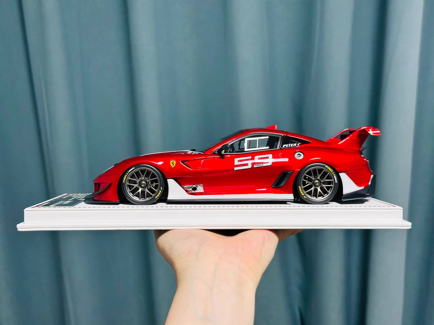 Davis & Giovanni 1/18 Ferrari 599XX EVO #59 Metallic Red | Limited 6