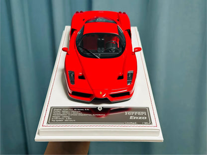 Davis & Giovanni 1/18 Ferrari Enzo Rosso Red Silver Wheels Black Calipers Limited 30 pcs