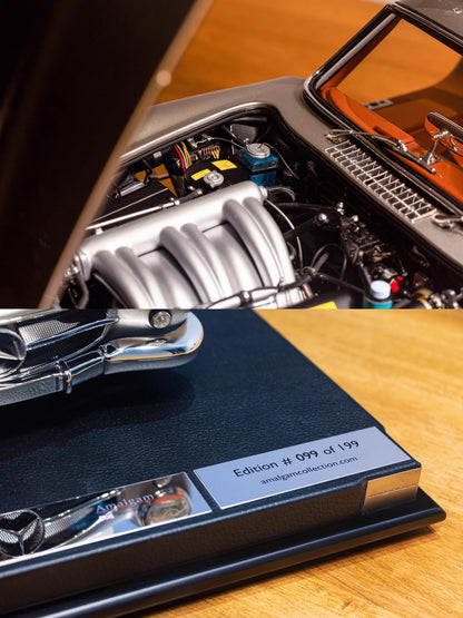 Amalgam 1/8 Mercedes-Benz 300SL – Silver Gullwing Coupe Model | Air Shipping from China