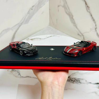 MR Collection 1/43 Ferrari SF90 & Ferrari 812 Twin Set One-Off 1/1 Resin Display Model