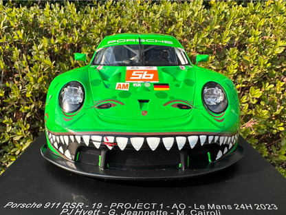 Spark 1/12 Porsche 911 RSR-19 #56 “Rexy” Project 1–AO Le Mans 24H 2023 – Resin Model