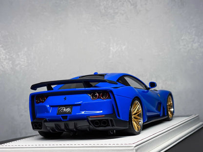 Davis & Giovanni 1/18 Ferrari 812 N-Largo Dino Blue Resin Model Limited 8