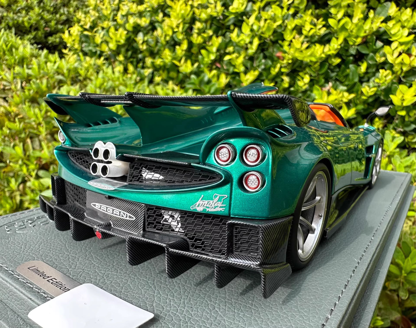 BBR Models 1/18 Pagani Imola Roadster Verde Rio Green Resin Model
