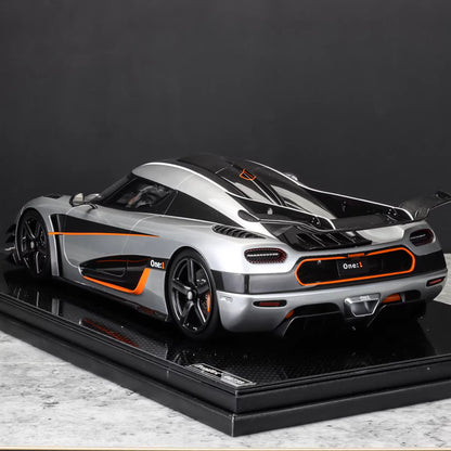 Frontiart 1/12 Koenigsegg One:1 Silver Resin Model Limited 199 F088-01