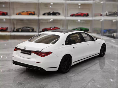 Almost Real 1/18 Mercedes-Maybach S680 Matte Pearl White Diecast Model