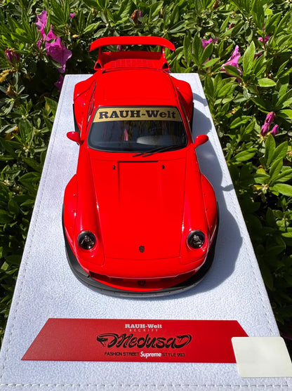 FuelMe 1/18 Porsche 911 (993) RWB “Medusa” Supreme – Red Resin Model