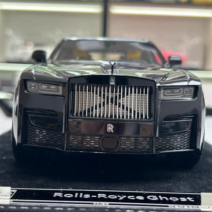 HH 1:18 Rolls-Royce Ghost Black Badge (2024) Limited Resin Model · Gloss Black