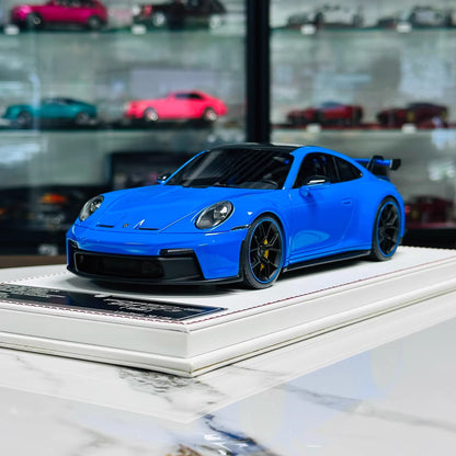 Davis&Giovanni 1/18 Porsche 911 GT3 (992) Shark Blue Limited 40 Resin