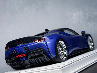 Davis & Giovanni 1/18 Ferrari SF90 Stradale Purple Novitec Spec Resin Model Limited 12