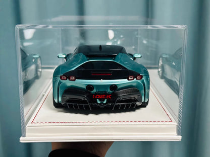 Davis & Giovanni 1/18 Ferrari SF90 Stradale Novitec Metallic Light Green | Limited 15