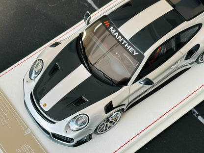 Davis & Giovanni 1/18 Porsche 911 GT2 RS MR 991 GT Silver Weissach Silver Wheels