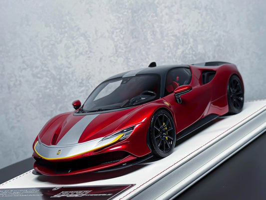 Davis & Giovanni 1/18 Ferrari SF90 Stradale Candy Metallic Red Resin Model Limited 6