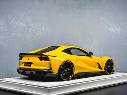Davis & Giovanni 1/18 Ferrari 812 Superfast Novitec Rare Yellow Resin Model Limited 10