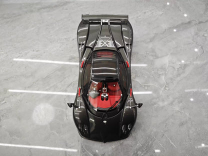 Almost Real 1/18 Pagani Zonda Cinque Exposed Carbon Diecast Model