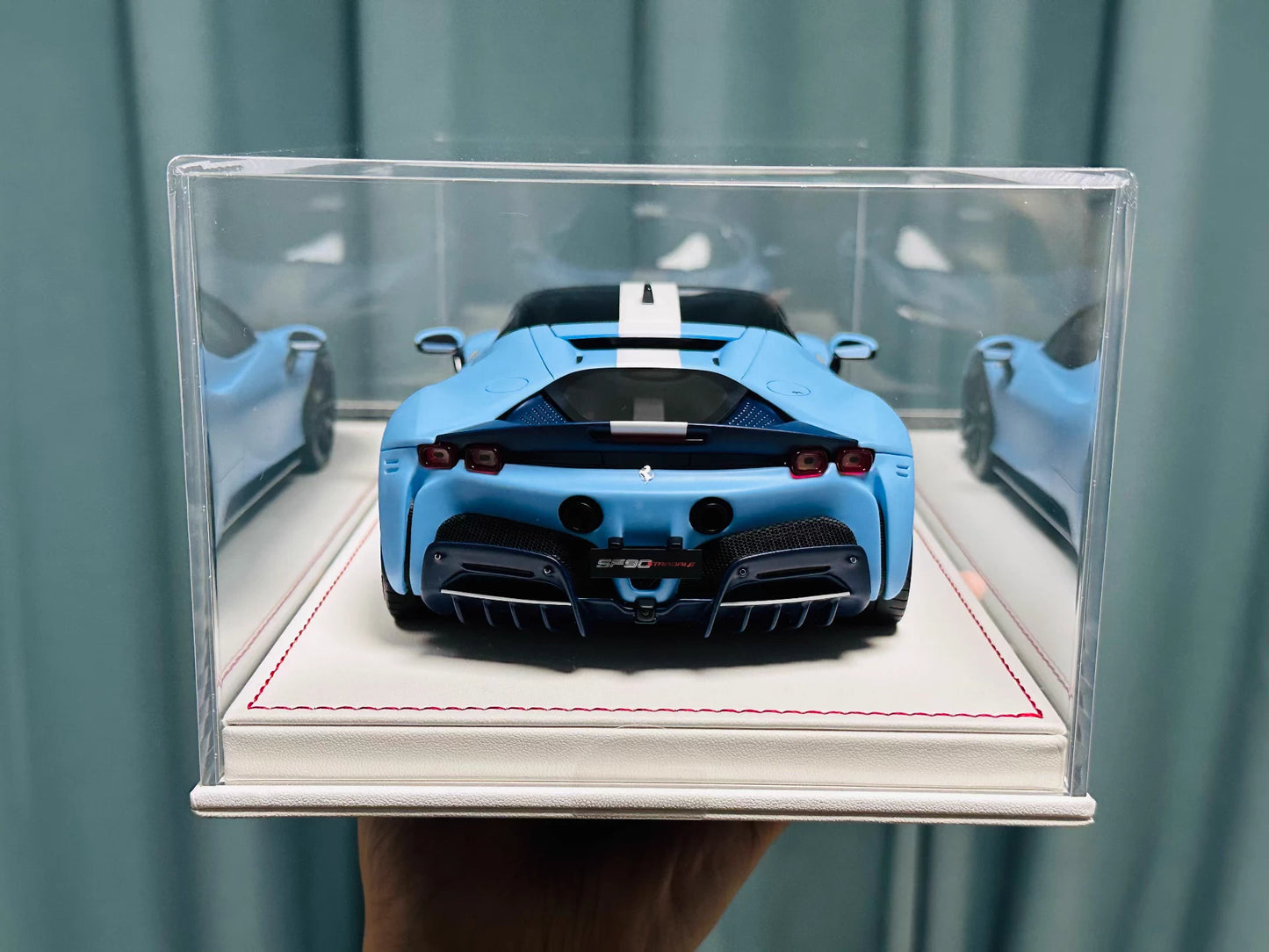 Davis & Giovanni 1/18 Ferrari SF90 Stradale Matte La Plata Blue | Limited 6