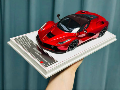 Davis & Giovanni 1/18 Ferrari LaFerrari Rosso Red Carbon Roof Gunmetal Wheels Limited 20 pcs