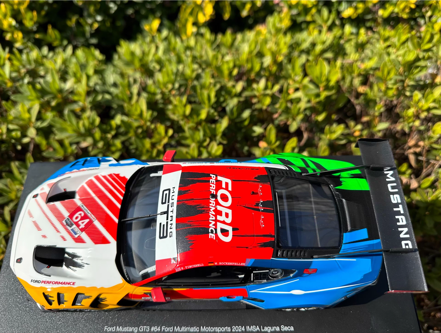 Topspeed 1/18 Ford Mustang GT3 Race Livery Resin Model
