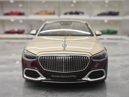 Almost Real 1/18 Mercedes-Maybach S680 Two-Tone Kalahari Gold Diecast Model