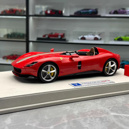 Hermes Collection 1/18 Ferrari Monza SP1 Resin Model Car – Rosso Tricolore