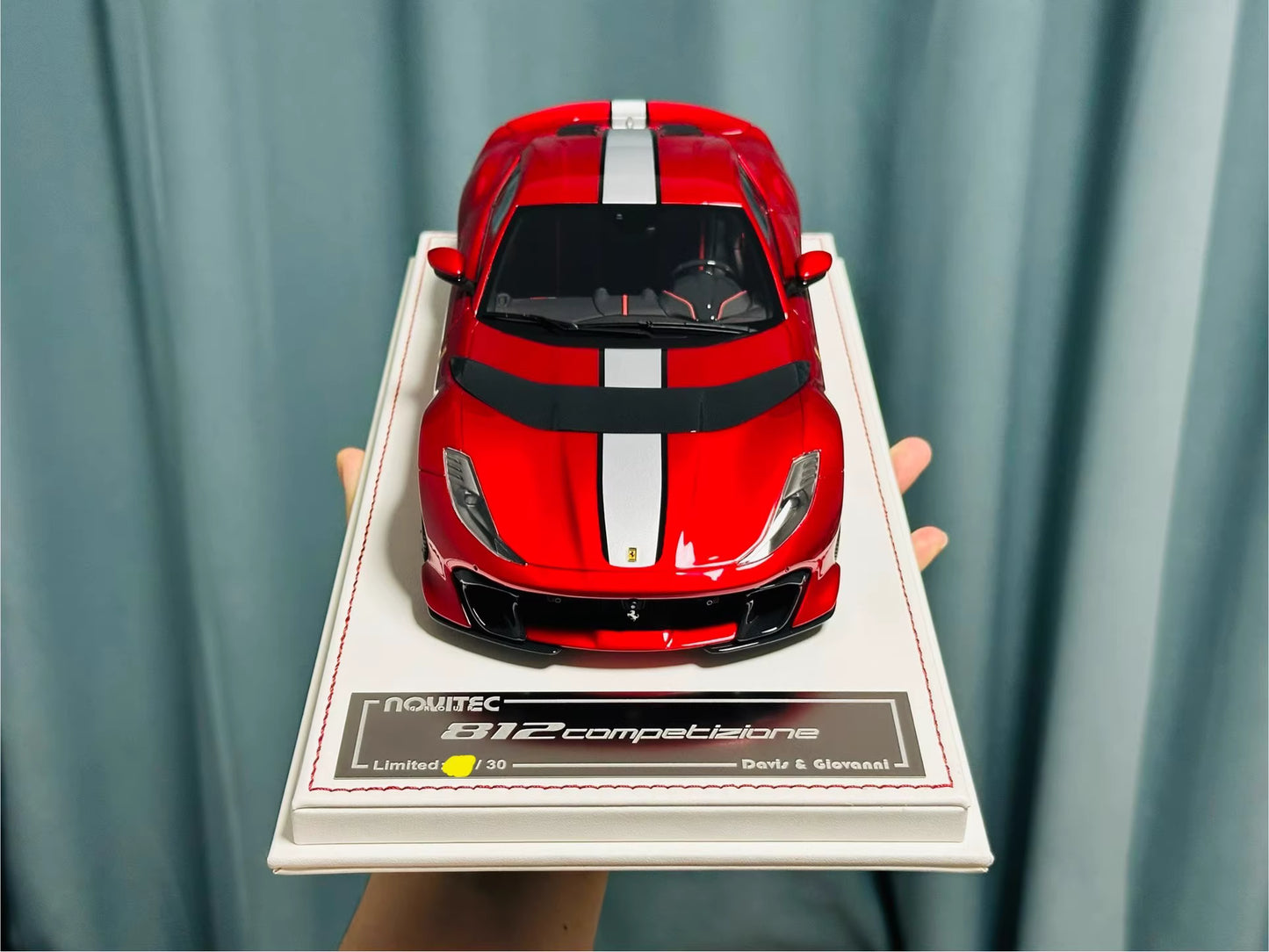 Davis & Giovanni 1/18 Ferrari 812 Competizione Novitec Rosso Red Limited 30 pcs