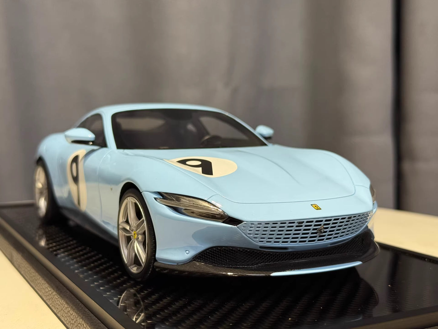 BBR 1/18 Ferrari Roma · Azzurro Racing No.9 · Limited 20