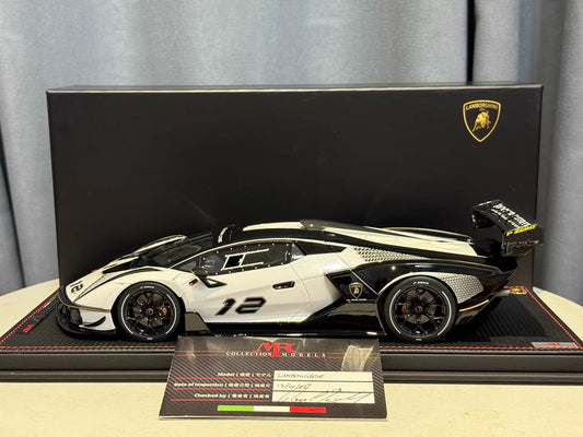 MR Collection Models 1/18 Lamborghini SCV12 · Arancio Bianco · Limited 99