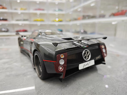 Almost Real 1/18 Pagani Zonda Cinque Exposed Carbon Diecast Model