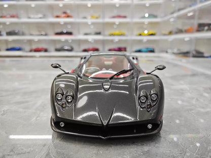 Almost Real 1/18 Pagani Zonda Cinque Exposed Carbon Diecast Model