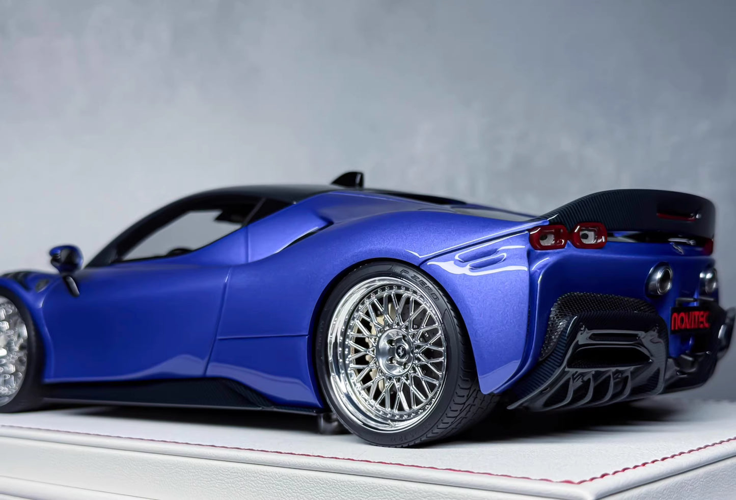 Davis & Giovanni 1/18 Ferrari SF90 Stradale Purple Novitec Spec Resin Model Limited 12