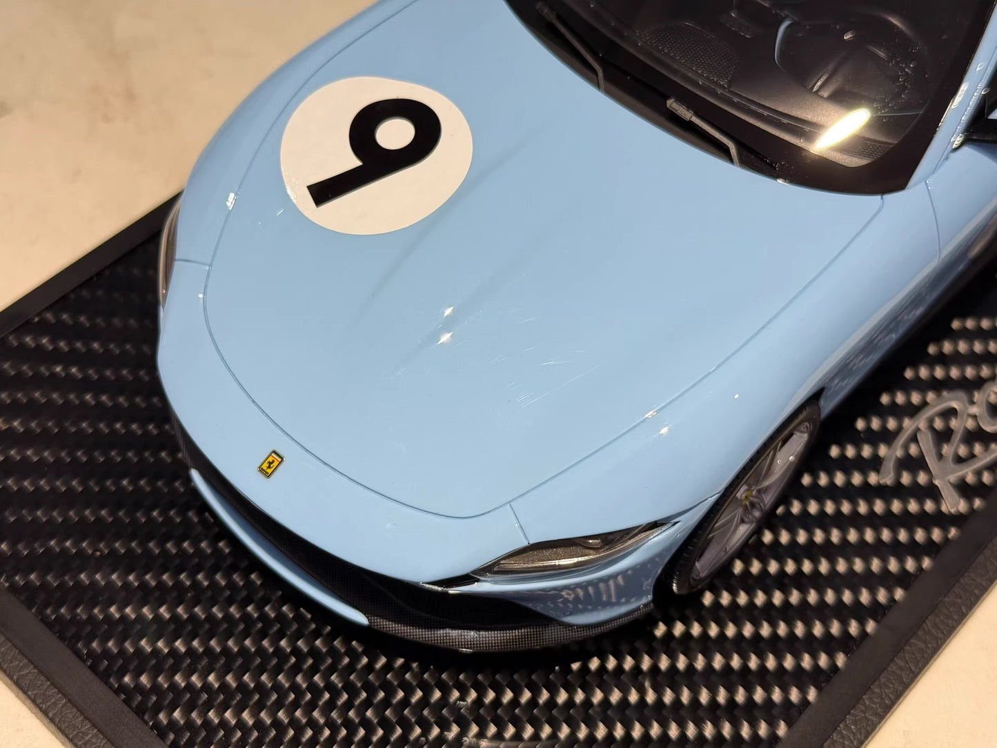 BBR 1/18 Ferrari Roma · Azzurro Racing No.9 · Limited 20