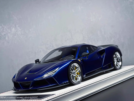 Davis & Giovanni 1/18 Ferrari F8 Tributo N-Largo Metallic Blue Resin Model Limited 15